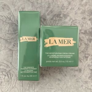 La Mer Moisturizing Fresh Cream & Essence Foaming Cleanser